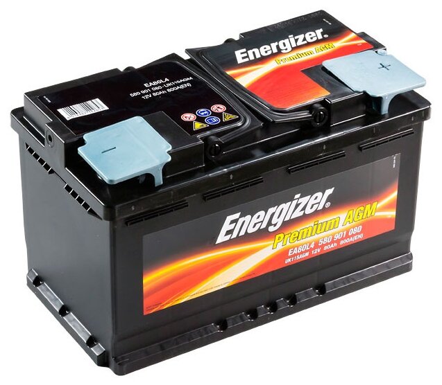 Аккумулятор Energizer  AGM 58001 80Ач обр.