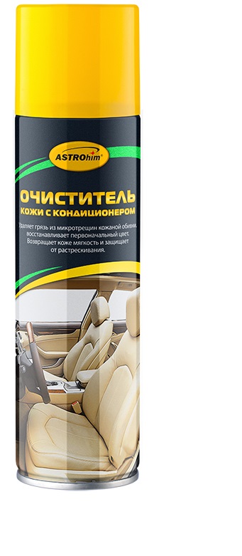Очиститель кожи с кондиционером ASTROHIM, аэрозоль 500мл AC855