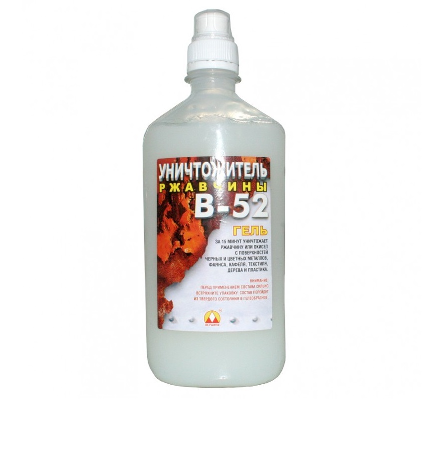 Уничтожитель ржавчины В-52 гель ВЕРШИНА В-52 0,55кг