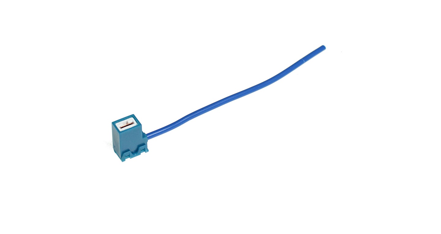 Колодка для лампы H1 цоколь P14,5s 1-конт боковая с проводами керамика 1шт