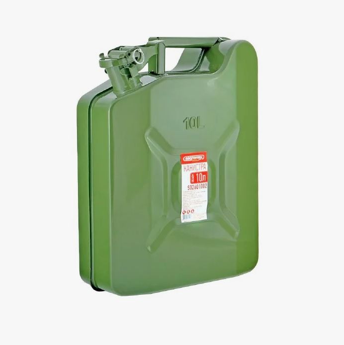 Канистра металлическая SKYWAY вертикальная 10л S02601012
