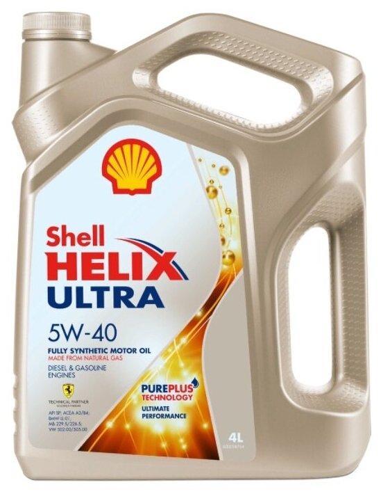 SHELL Helix Ultra 5w40 5л (4+1) Promo