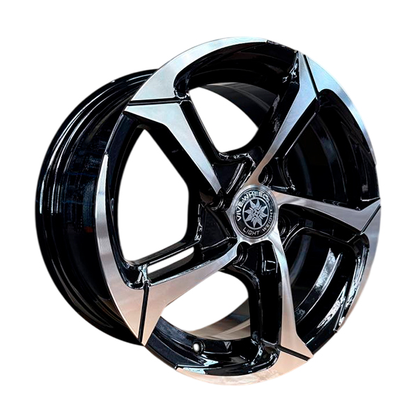 диски VIVE V-05 (RHD1025B) 5,5xR14 4x100 67,1 35 GLOSS_BLACK_MACHINE_FACE