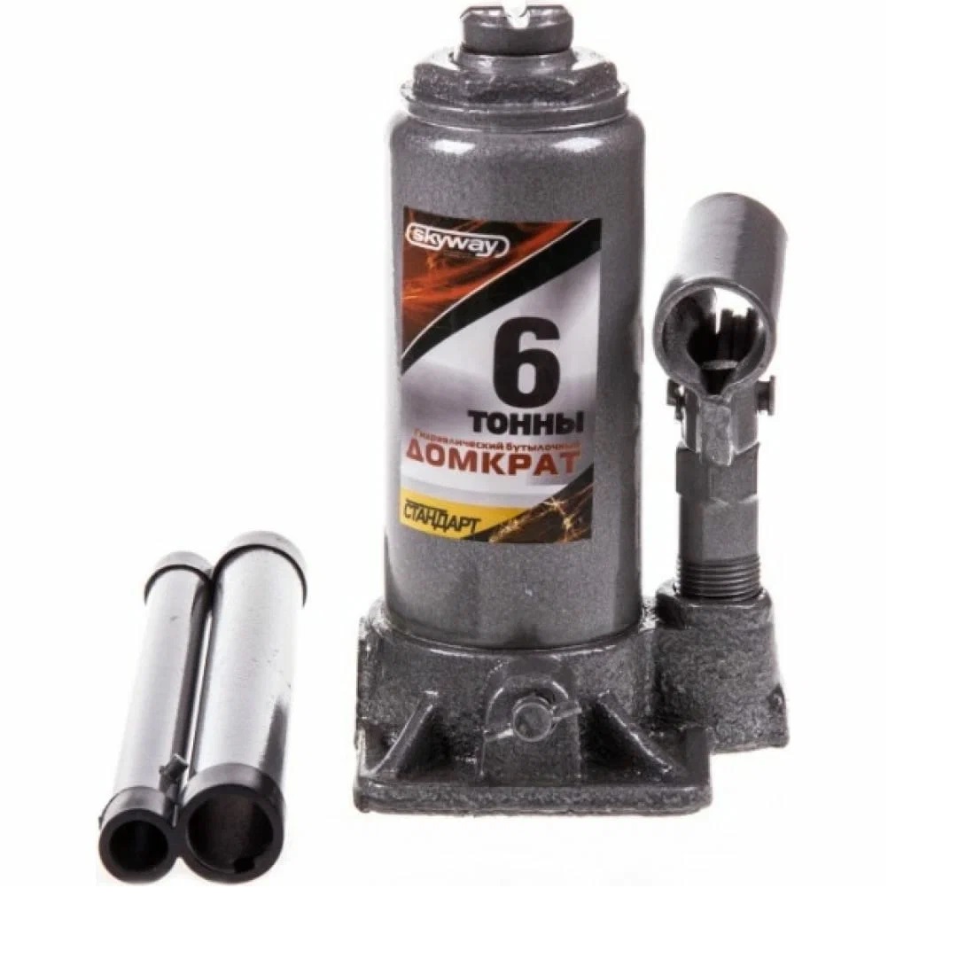 Домкрат гидрав. бутыл. 6т h 180-350мм SKYWAY СТАНДАРТ  S01804024