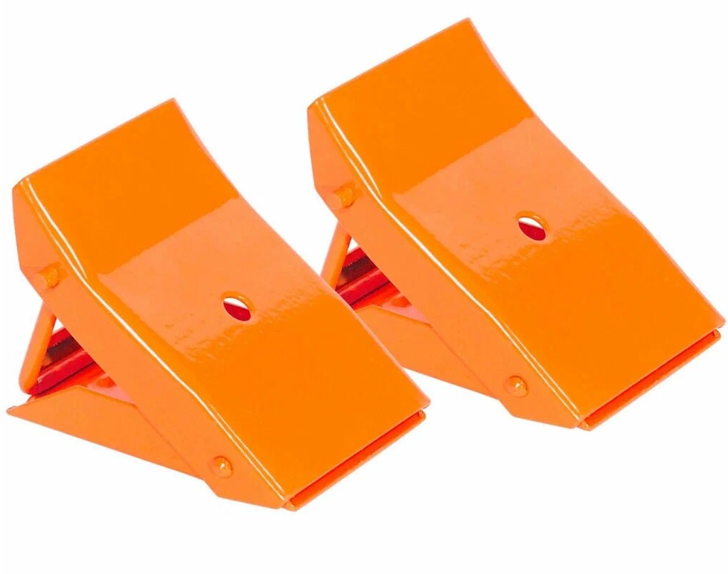 Упор противооткатный (башмак) металл складной 14,5х9х7см АвтоДело компл. 2шт