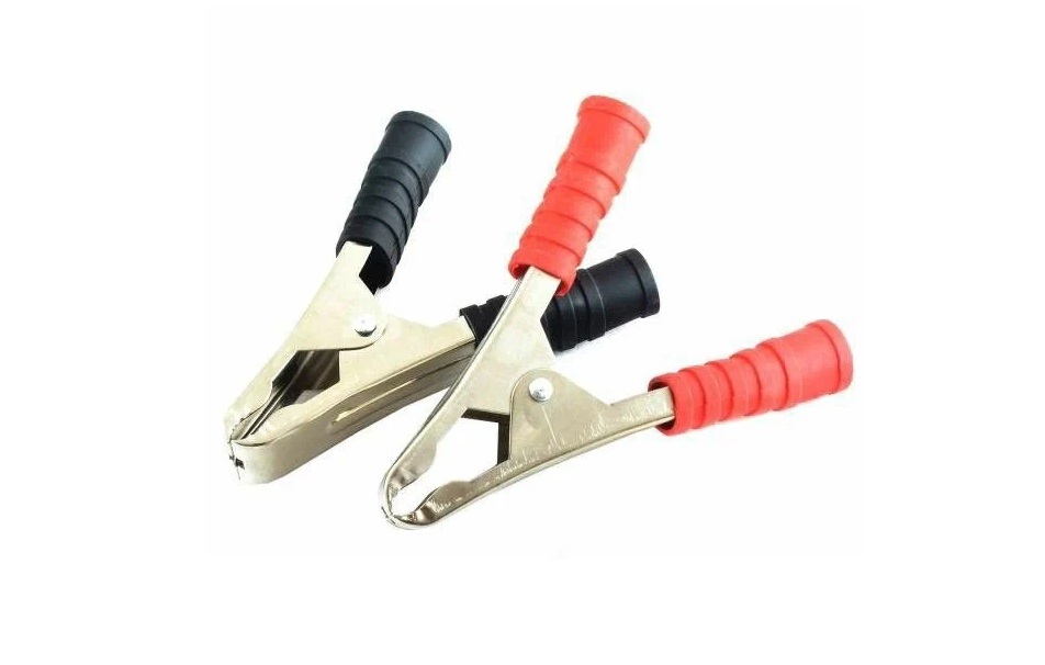 Зажим крокодил 100А 105мм REXANT к-т 2шт