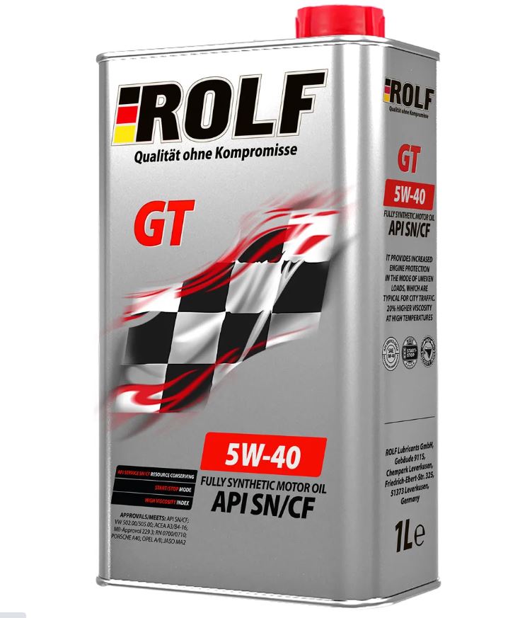 ROLF 5W40 GT A3/B4 SN/CF 1л