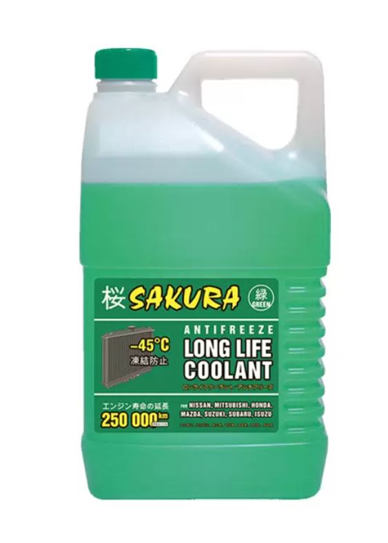 Антифриз SAKURA GREEN 5кг.