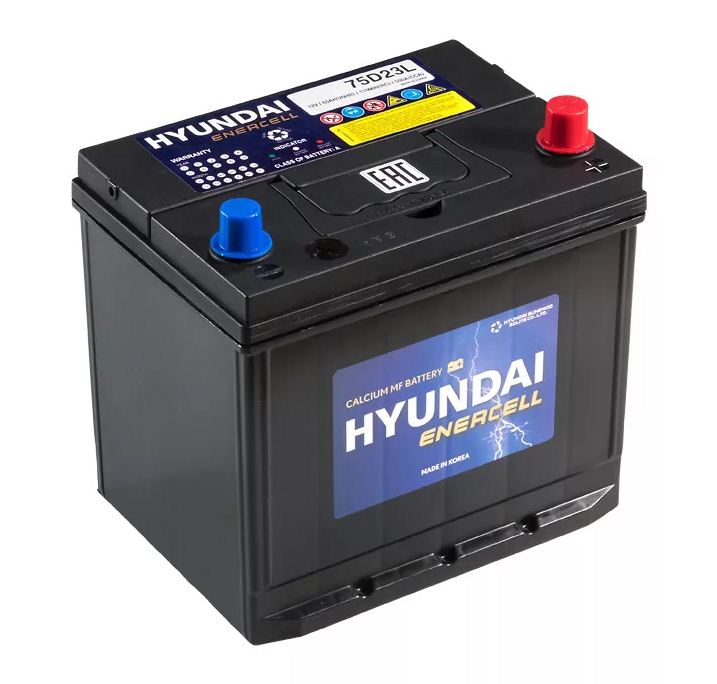 Аккумулятор Hyundai CMF 75D23L 65а/ч обр.п. (нижнее крепление)