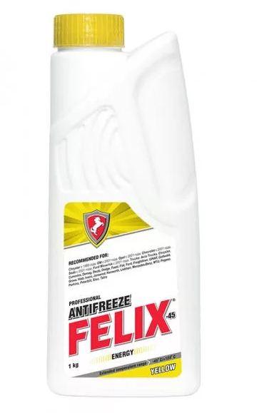 Антифриз Felix Energy-45 (G12+) желтый 1л