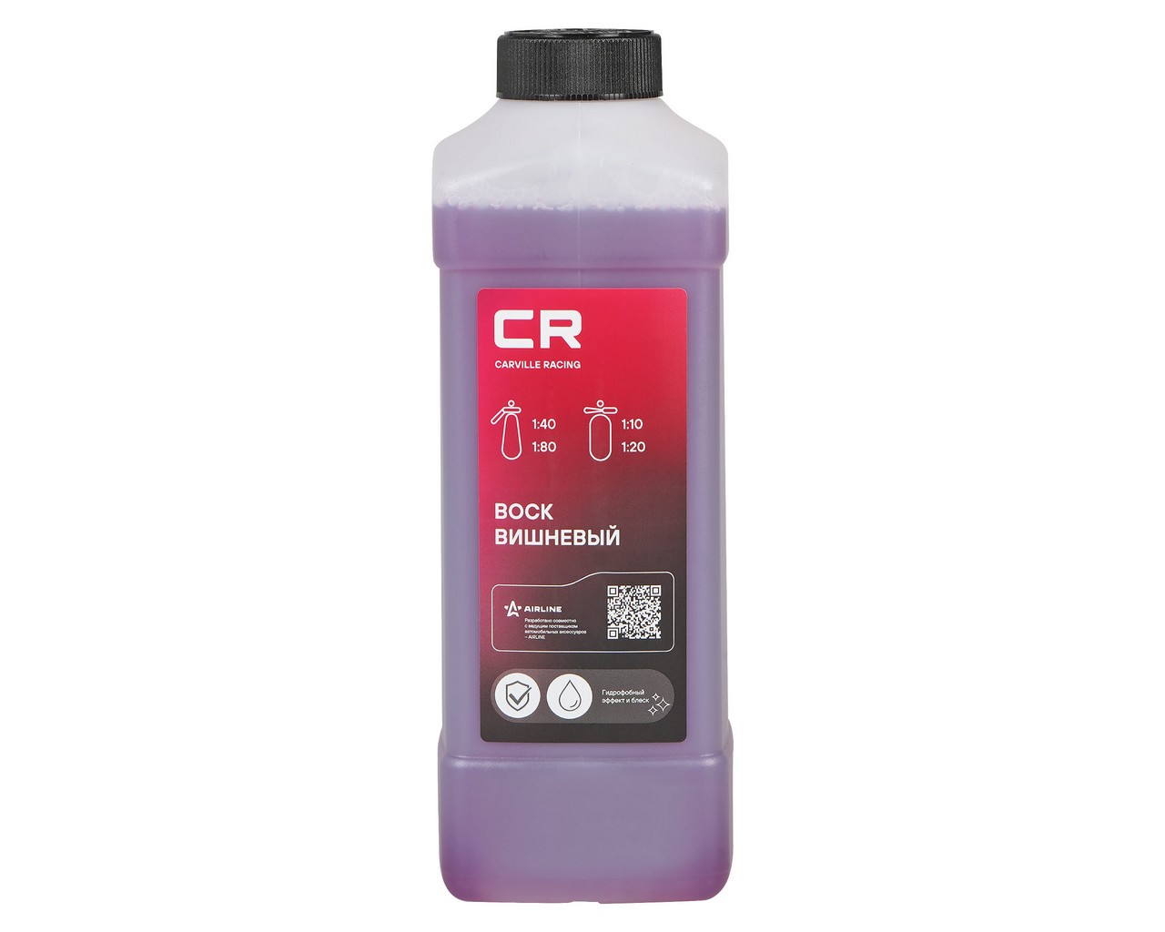 Жидкий воск для бесконтакной мойки Carville Racing (1:2-1:1) 1л вишневый