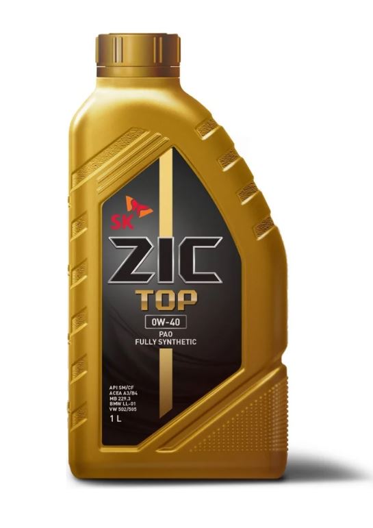 ZIC TOP 0W40 SP PAO 1л
