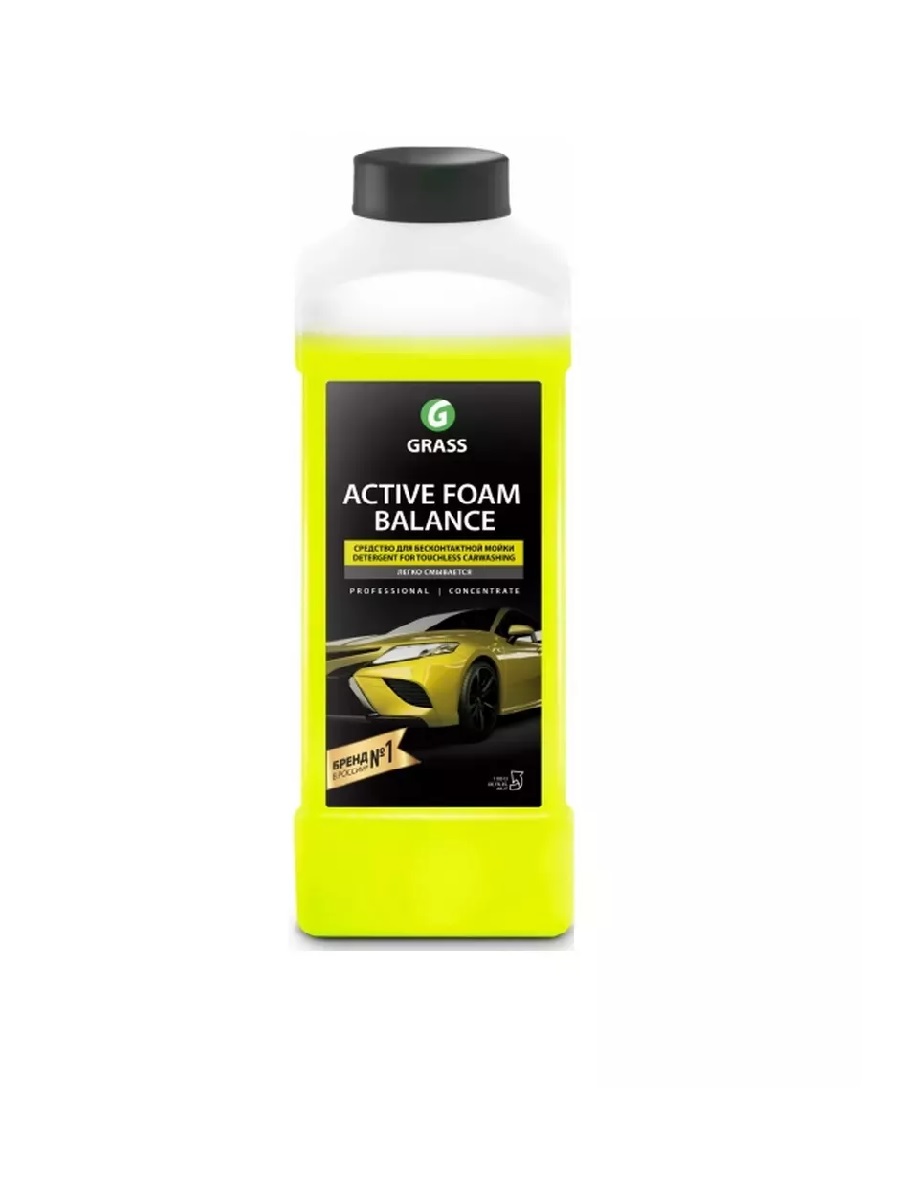 Автошампунь для бесконтактной мойки GRASS Active Foam Balance Активная пена (1:20-1:30) 1л 110513