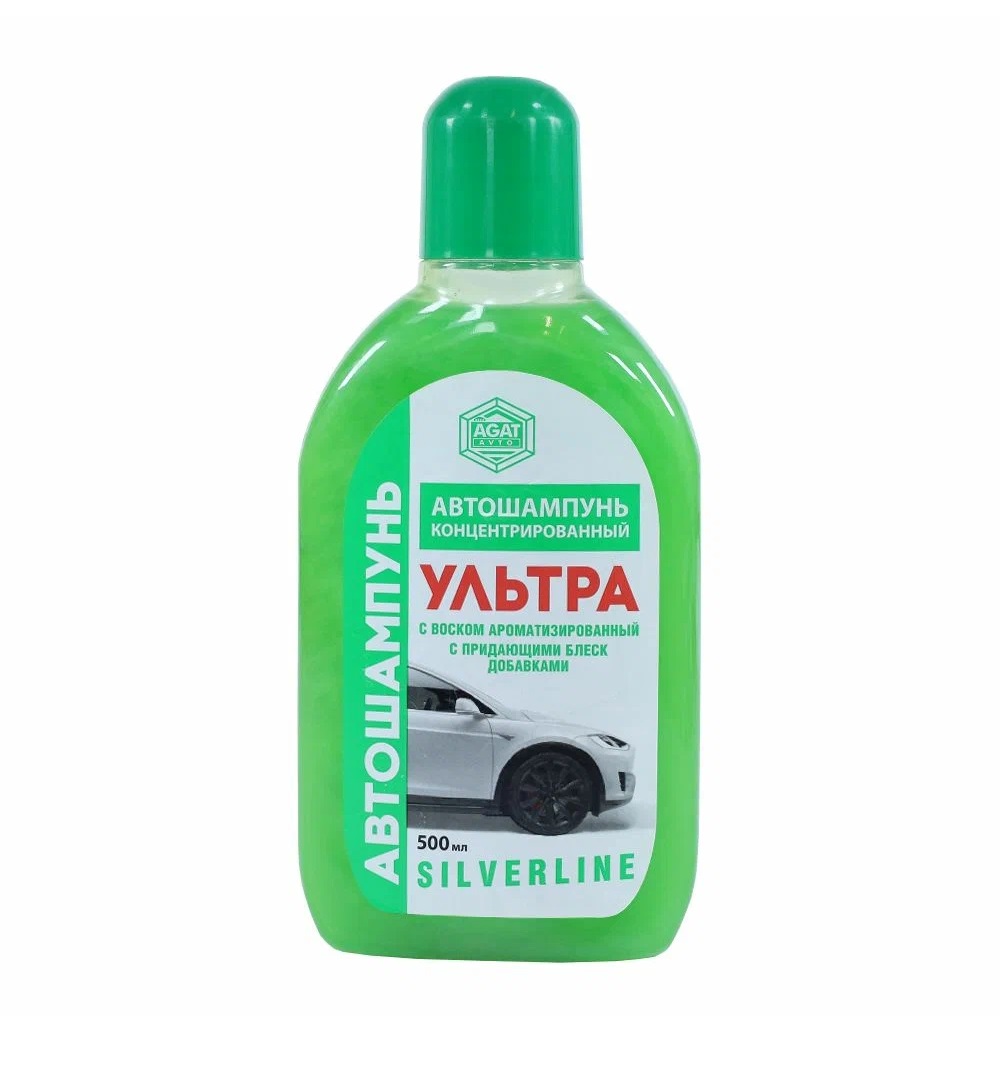 Автошампунь с воском АГАТ-АВТО Ультра 500мл SL0814