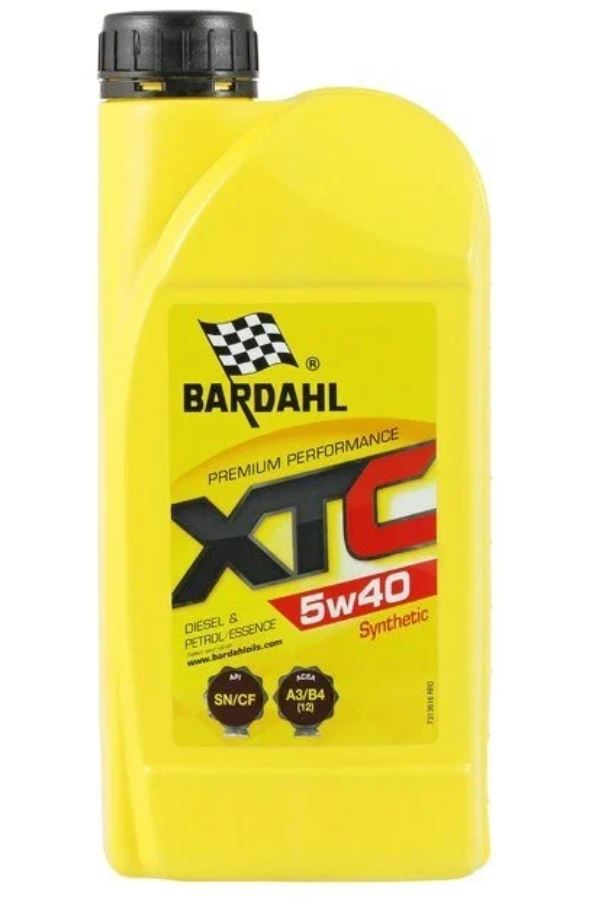 Bardahl XTC 5W40 SN/CF 1л синт.