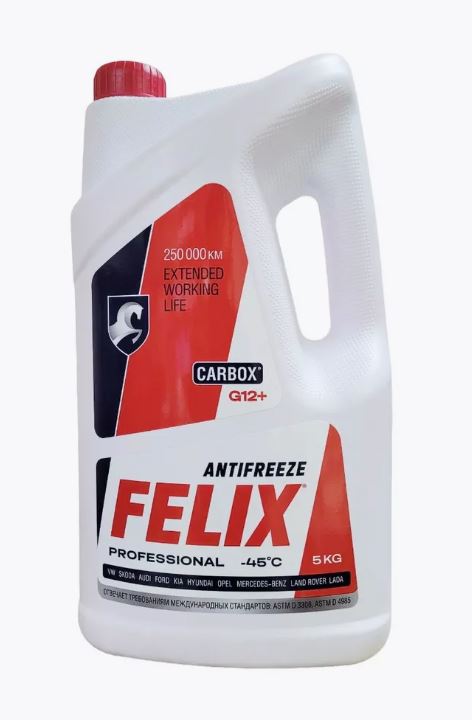 Антифриз Felix Carbox-45 (G12+) красный 5л
