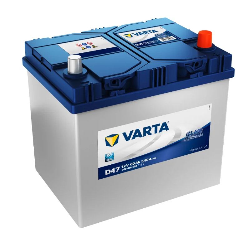 Аккумулятор Varta 56010 60 BD обр. (D23L)