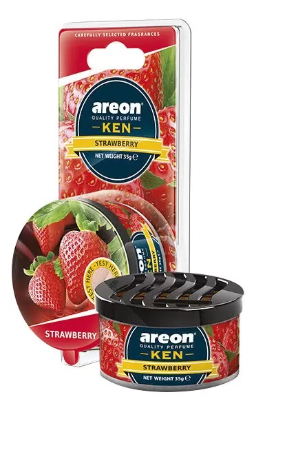 Ароматизатор  AREON Ken Blister Strawberry Клубника 35гр.
