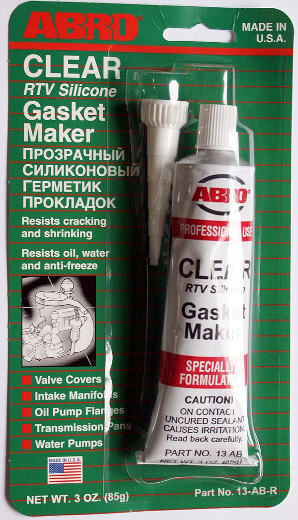 Герметик прокладок ABRO MASTERS прозрачный КИТАЙ (оригинал) 32 г 13-AB-CH-32