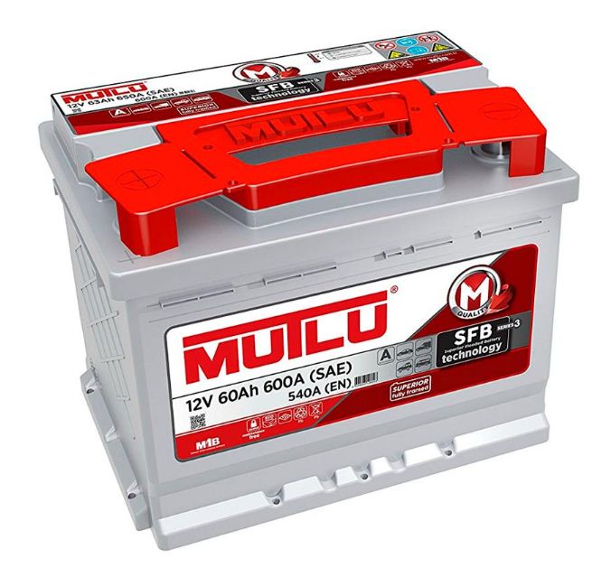 Аккумулятор MUTLU 60А/ч пр.п (L2.60.054 B-12V 60 540 (EN), 56027)