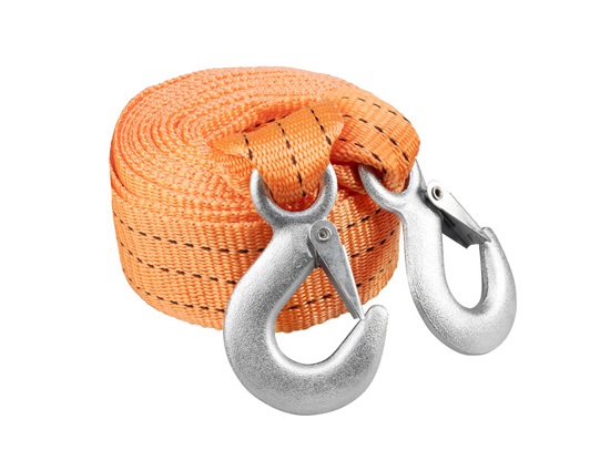 Трос ленточный 5т 5м 2 крюка СИБИРСКИЙ SKYWAY в пакете S03101076