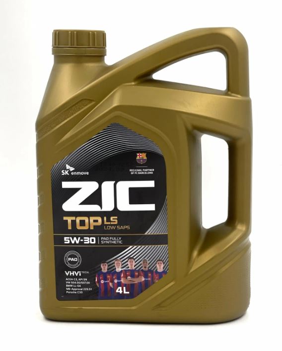 ZIC TOP LS 5W30 SN/C3 PAO 4л