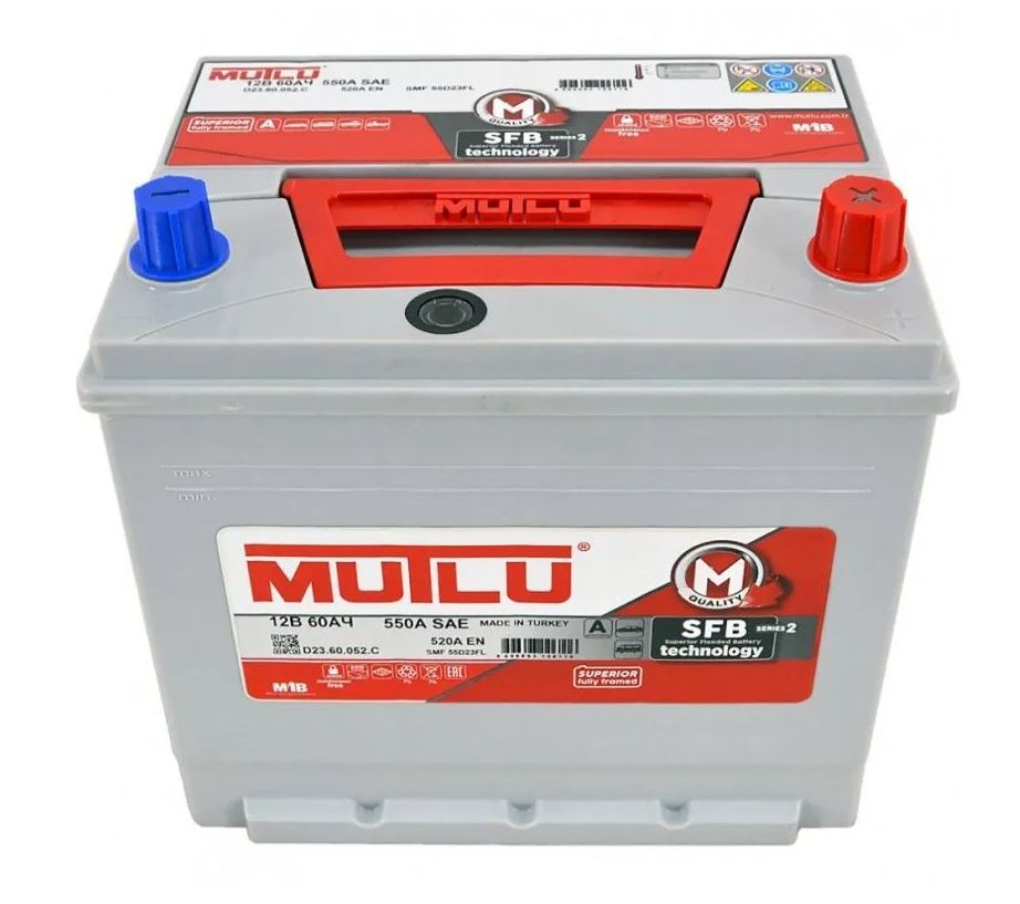 Аккумулятор MUTLU SFB 60 п.обр. SMF 55D23FL / D23.60.052.C