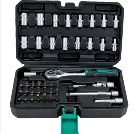 Набор инструмента 44 предмета СЕРВИС КЛЮЧ в кейсе