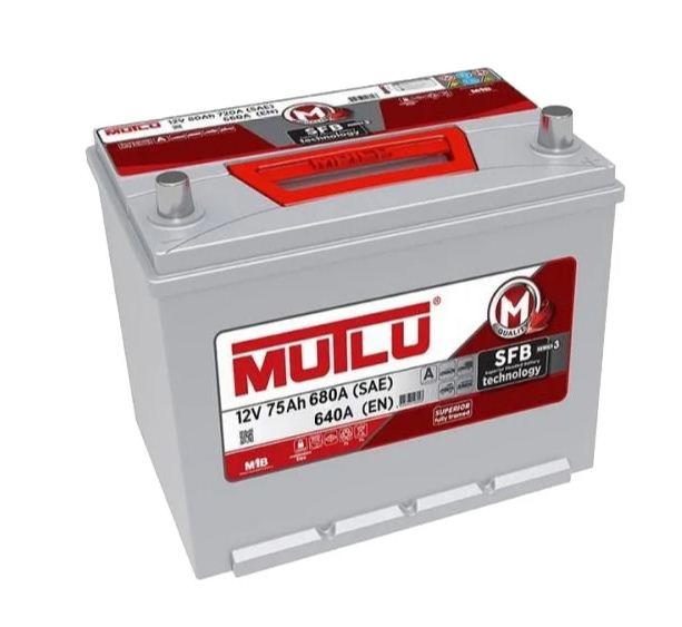 Аккумулятор MUTLU 75 А/ч обр.п D26L (D26.75.064 C-12V 75 640 (EN), 57012 нижнее крепление)