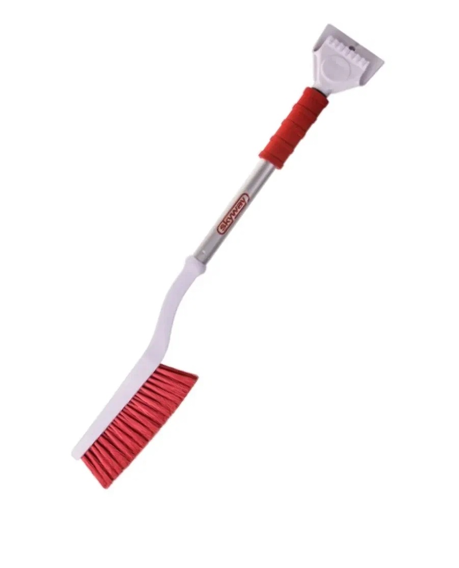 Щетка от снега со скребком SKYWAY 78см с распушеной щетиной S07801011