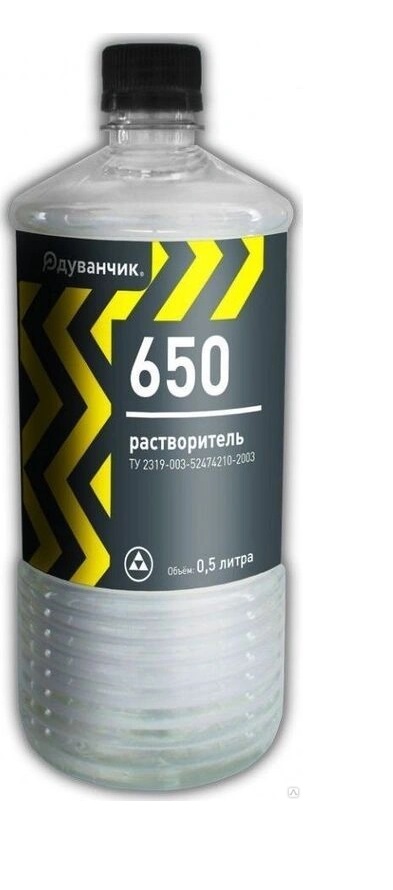 Растворитель 650 ТУ 2319-003-52474210-2003 Одуванчик 0,5л