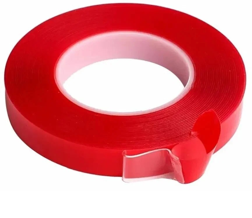 Скотч 2-х сторон. 20мм*5м ЗМ красный