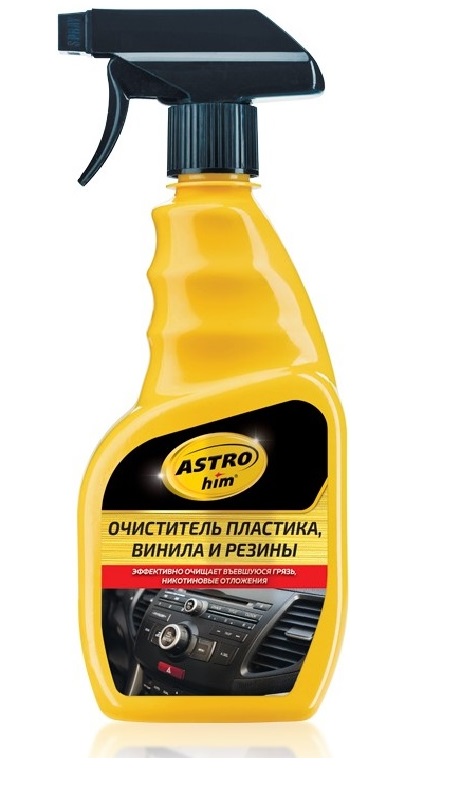 Очиститель пластика ASTROHIM 500мл триггер в т.ч. для винила/резины  AC-365