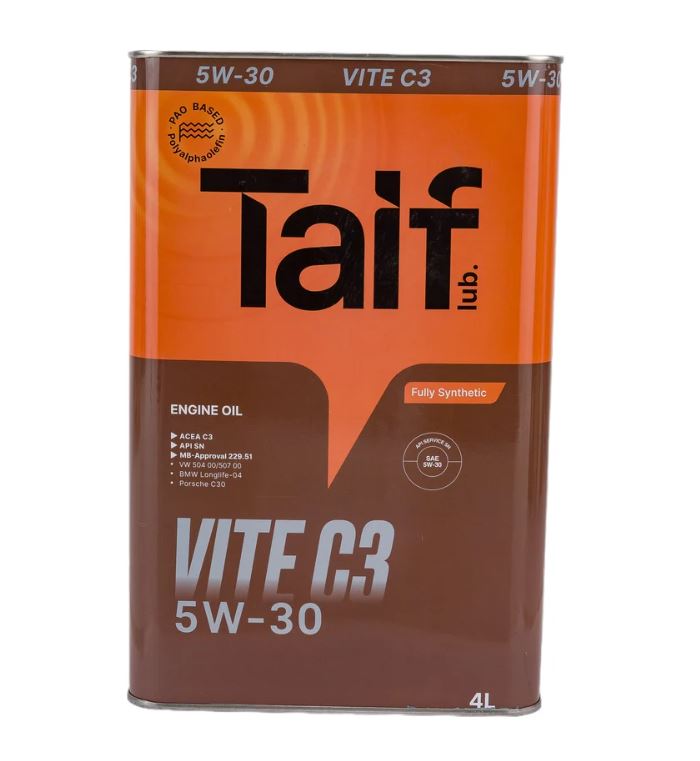 Taif 5W30 VITE 4л SN C3 син.