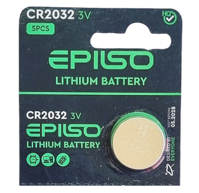 Батарейка EPILSO CR2032 5BC 3V