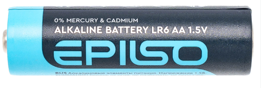 Батарейка EPILSO LR6 AA 2 Shrink Card 1.5V