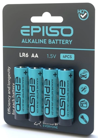 Батарейка EPILSO LR6 AA 4 Blister Card 1.5 V TURBO