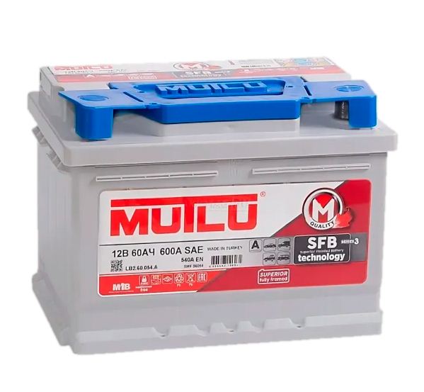 Аккумулятор MUTLU 60 А/ч обр.п  (L2.60.054 A-12V 60 540 (EN), 56008)
