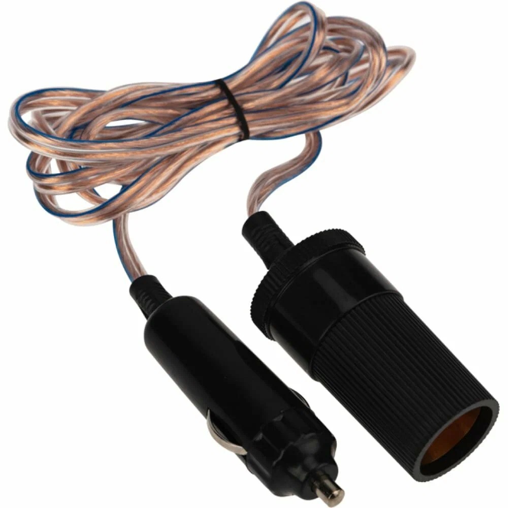 Удлинитель автоприкуривателя штекер-гнездо 1.5 м REXANT