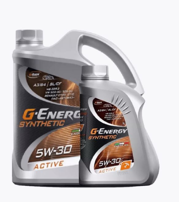 G-Energy Synthetic Active 5W30 Акция 4л+1л син.