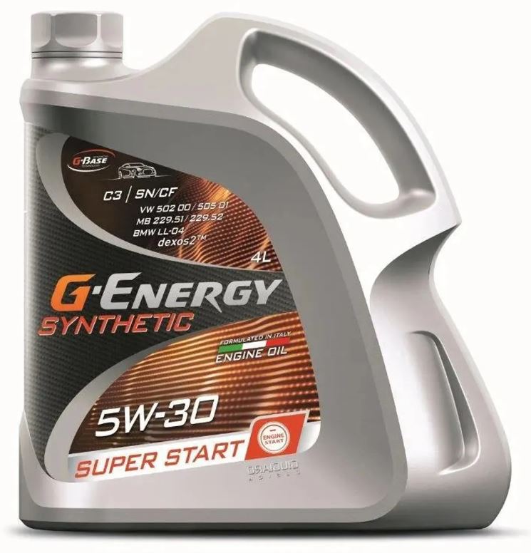 G-Energy Synthetic Super Start 5W30 4л син.