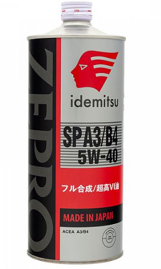 IDEMITSU 5W40 Zepro Euro Spec F-S SP A3/B4 1л синт.