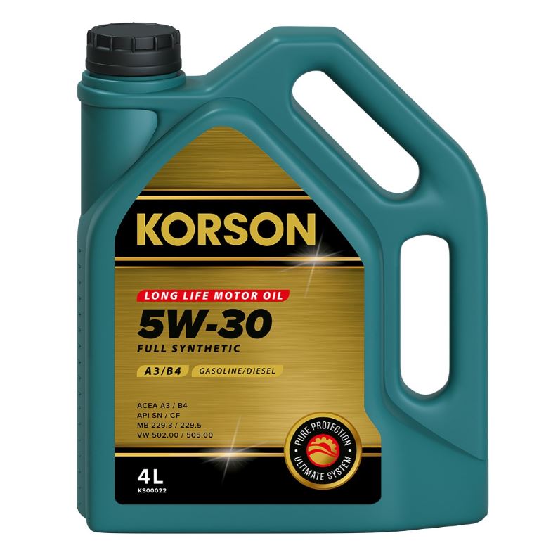 Korson 5W30 Full Synthetic A3/B4 4л синт.