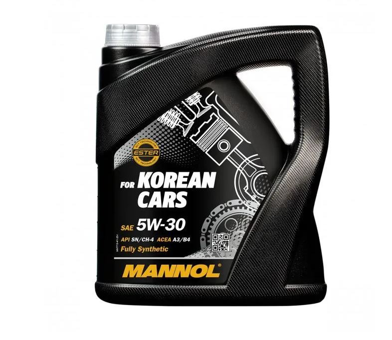 Mannol 5W30 Korean Cars 4л. SN/GF-5 7030/7713/7022