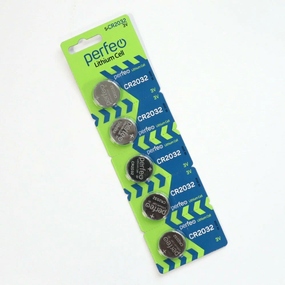 Батарейка CR2032 PERFEO 5BL Lithium