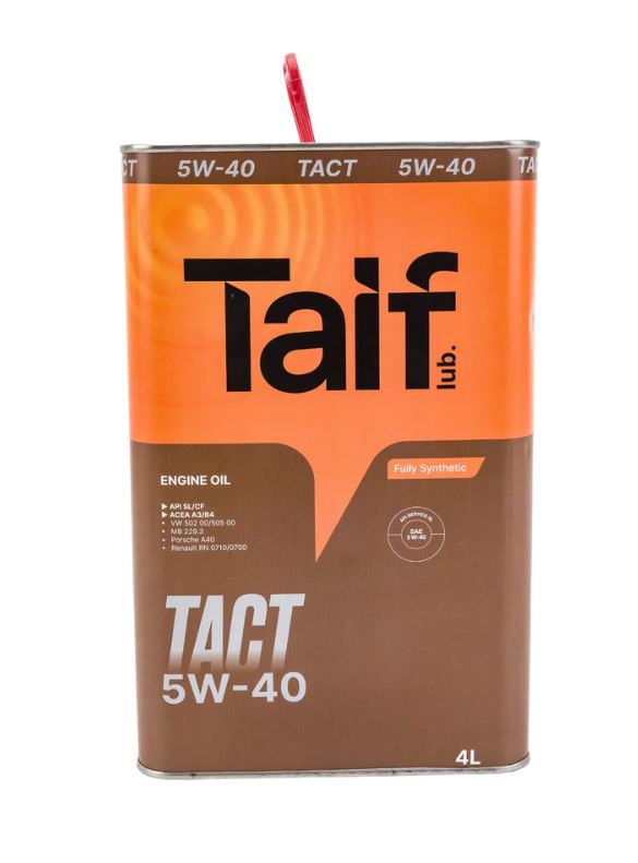 Taif 5W40 TACT 4л SL/CF A3/B4 син.