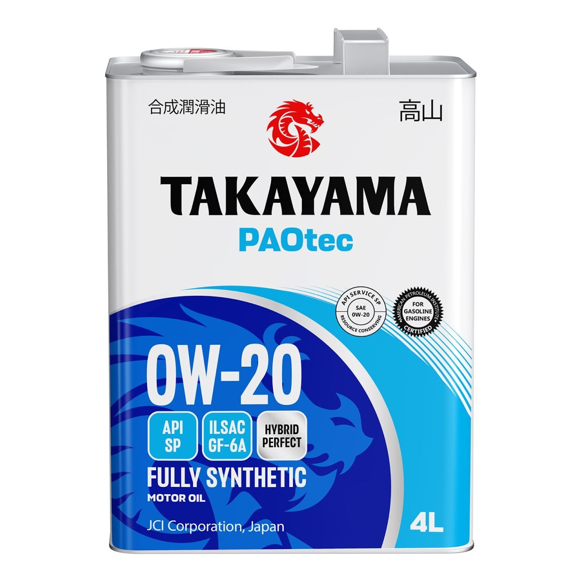 Takayama PAOtec 0w20 SP GF-6А 4л